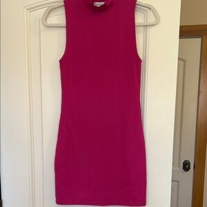 Babaton Fuchsia Mini Dress
